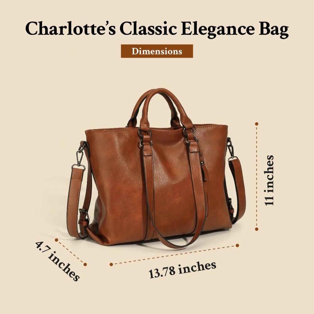 Charlotte’s Classic Elegance | Vintage Tote Bag