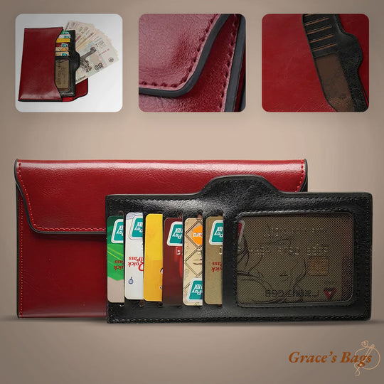 Classic Fold Wallet with Magnetic Closure