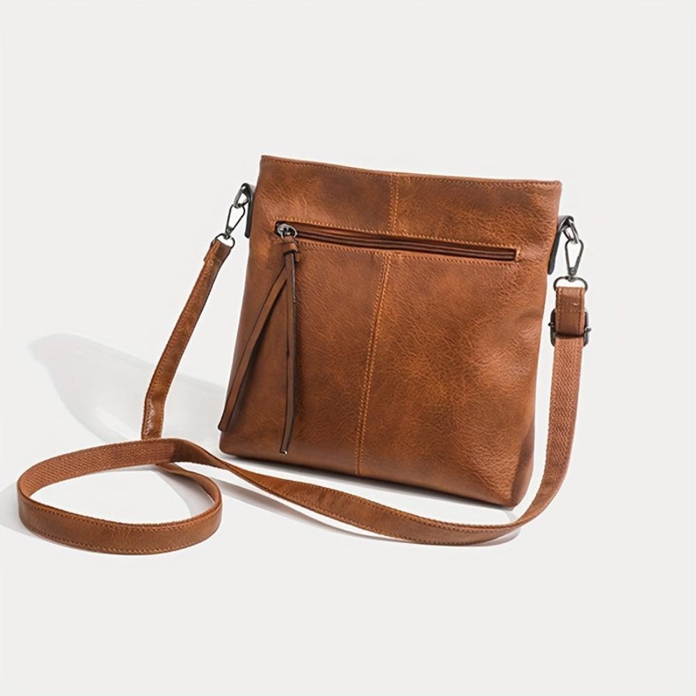 Lena Retro Square Crossbody Bag